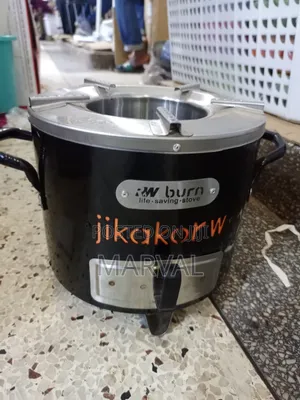 Burn Jikokoa High-Efficiency Charcoal-Saving Stove.