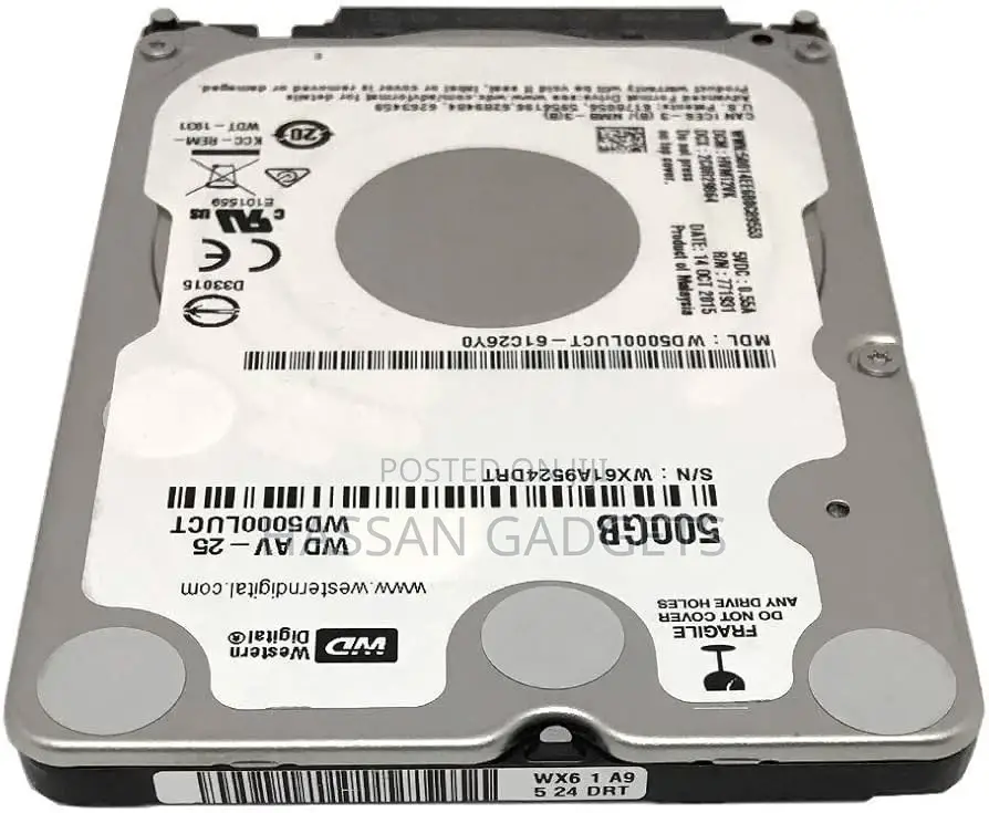 500gb Hard Disk for Laptop and External Use