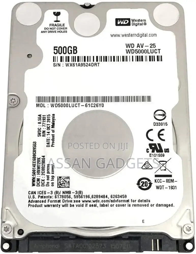 500gb Hard Disk for Laptop and External Use