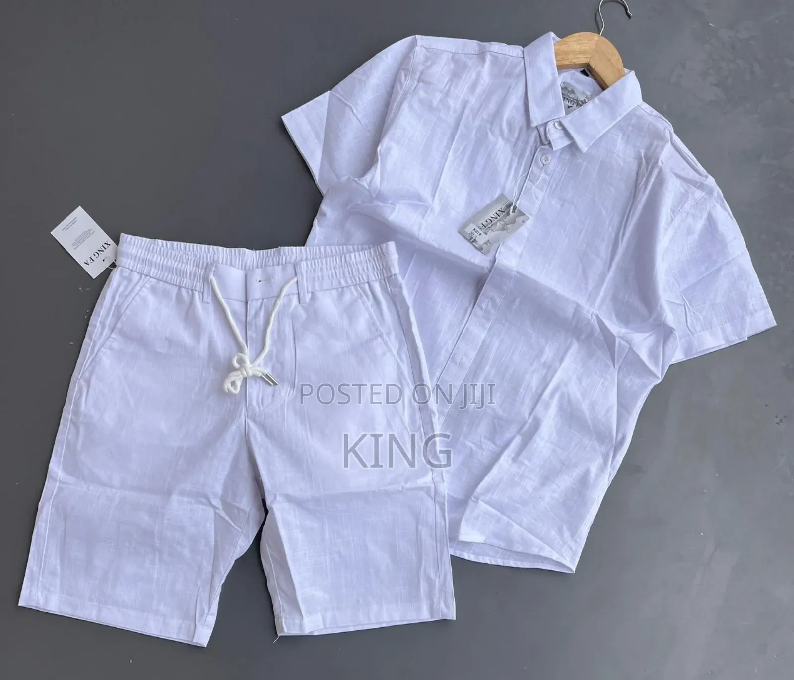 Linen. Shirt and Short Outfits