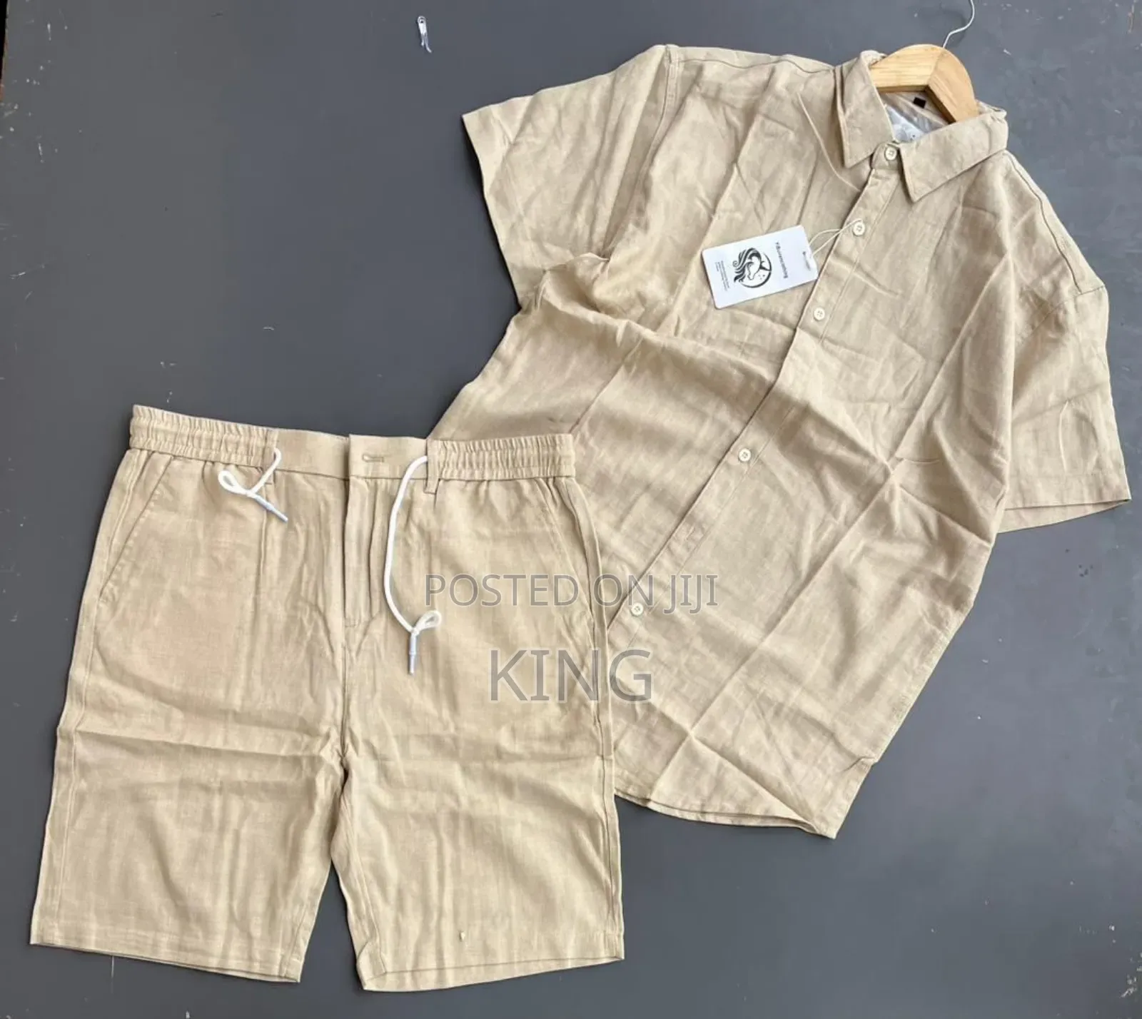 Linen. Shirt and Short Outfits