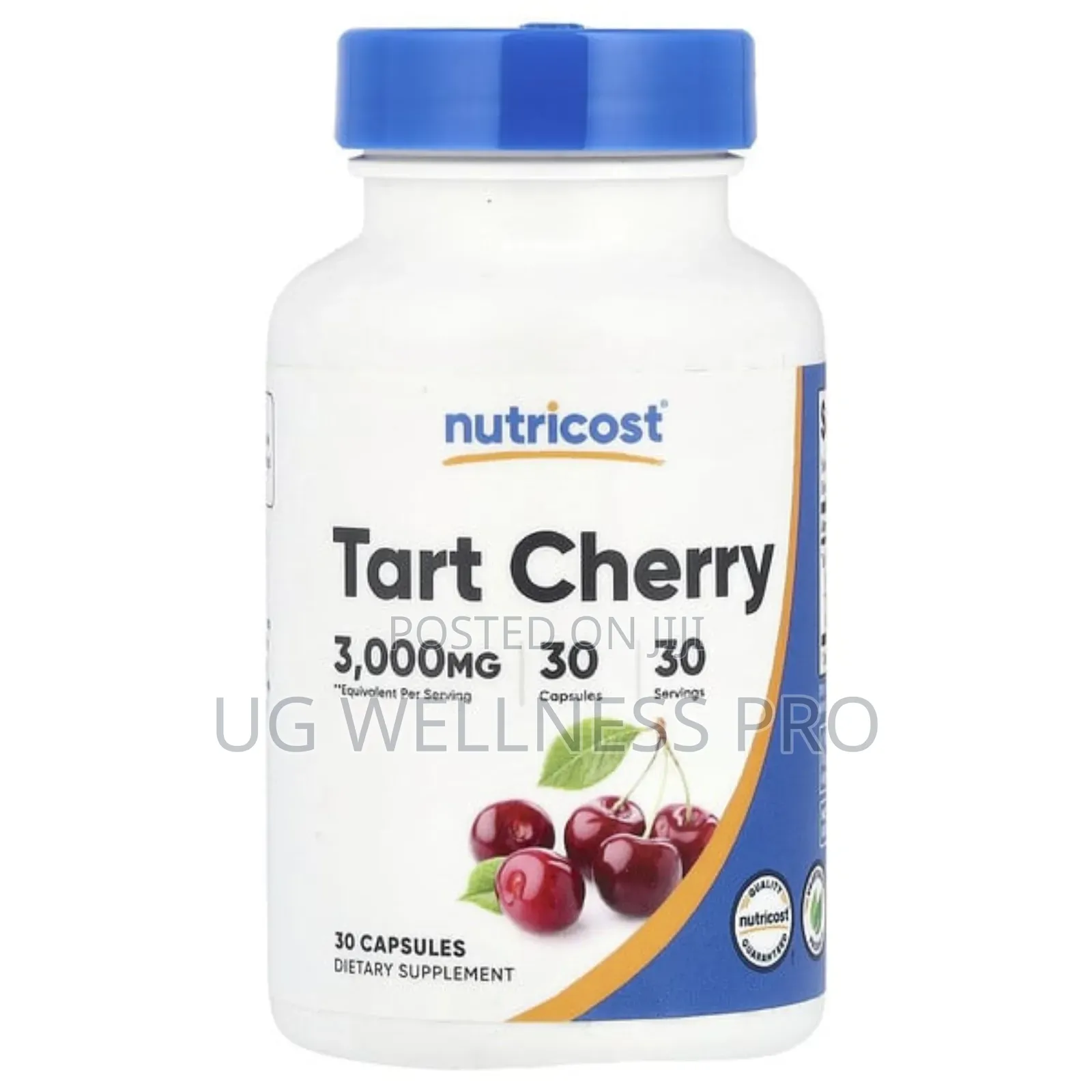 Nutricost, Tart Cherry, 3,000 Mg, 30 Capsules