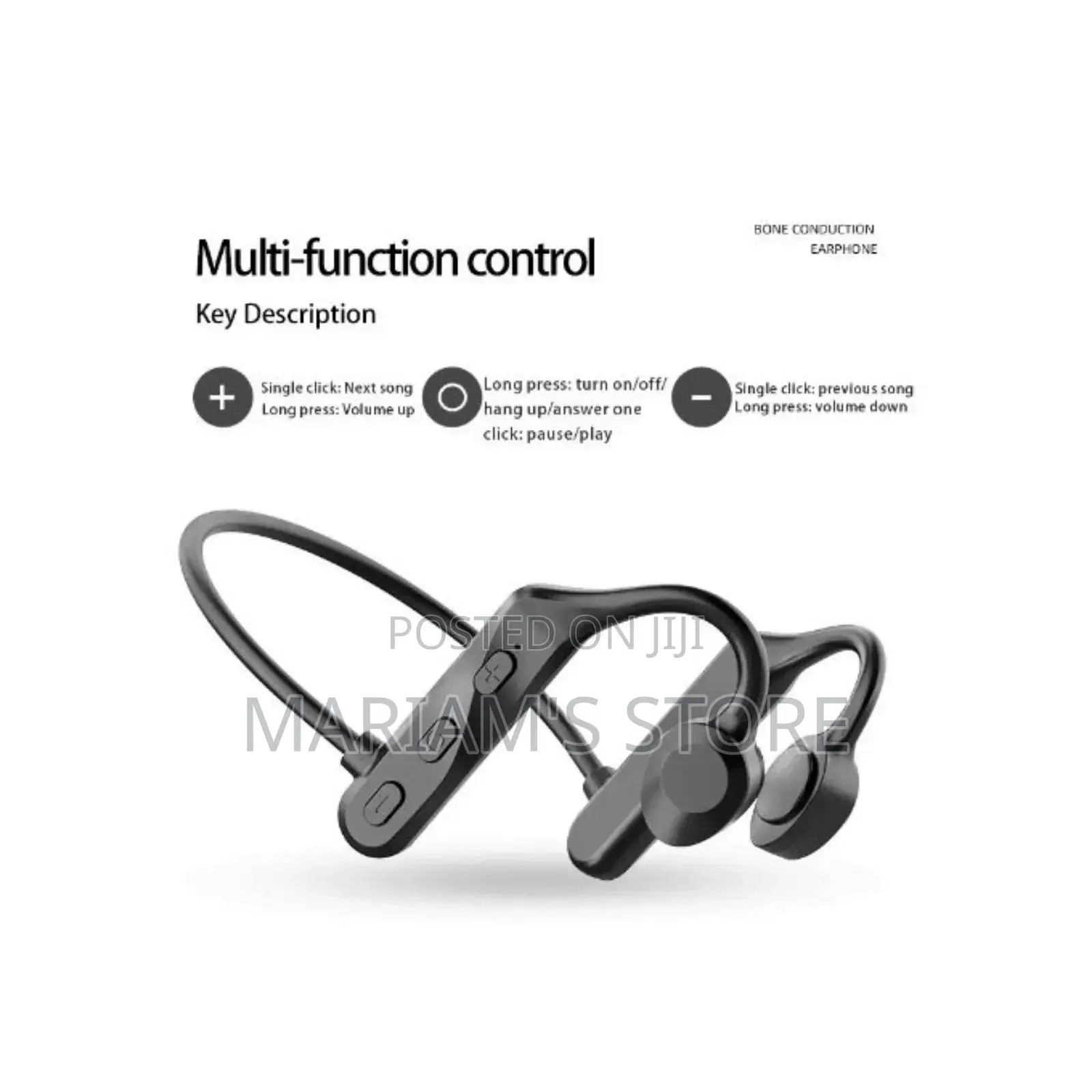 Bone Conduction Bluetooth Headsets Wireless Earphones