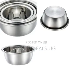 Set of Stainless Steel Mixing Bowls