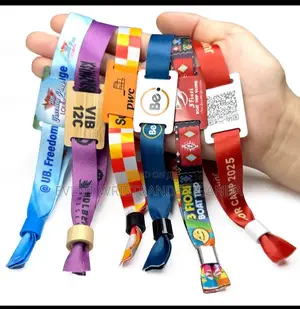 Qr Code, Scannble Events Wristbands