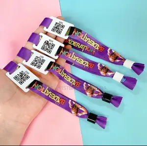 Qr Code, Scannble Events Wristbands