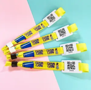 Qr Code, Scannble Events Wristbands