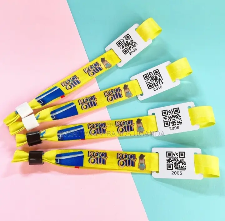 Qr Code, Scannble Events Wristbands
