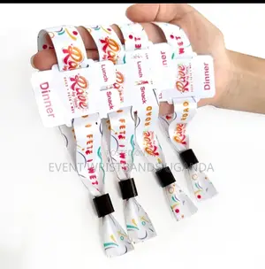 Fablic and Plate Wristbands