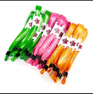 Fablic and Plate Wristbands