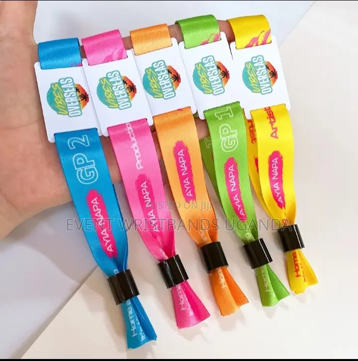 Fablic and Plate Wristbands