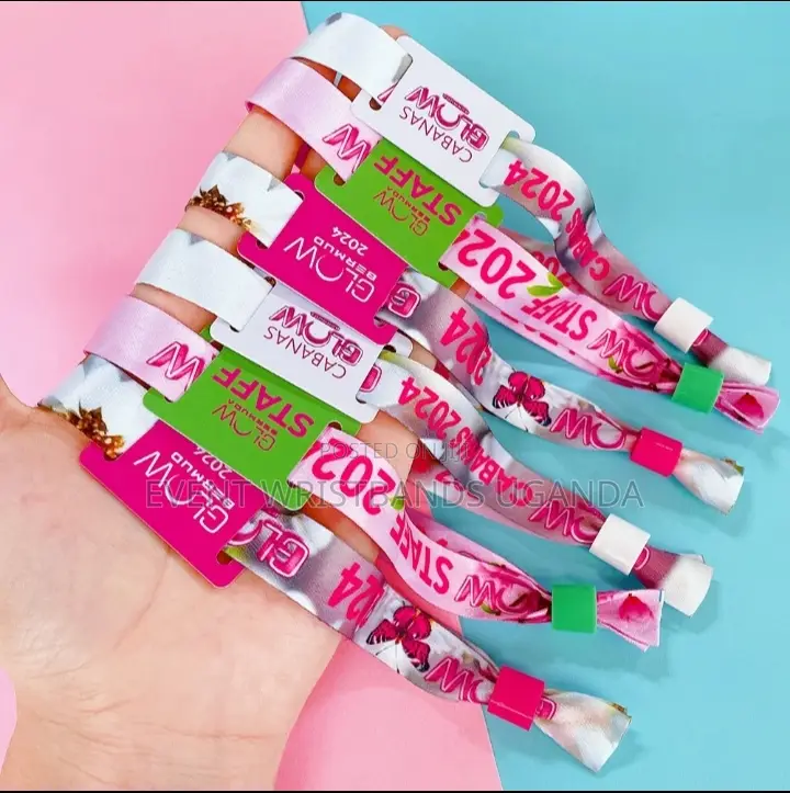 Fablic and Plate Wristbands