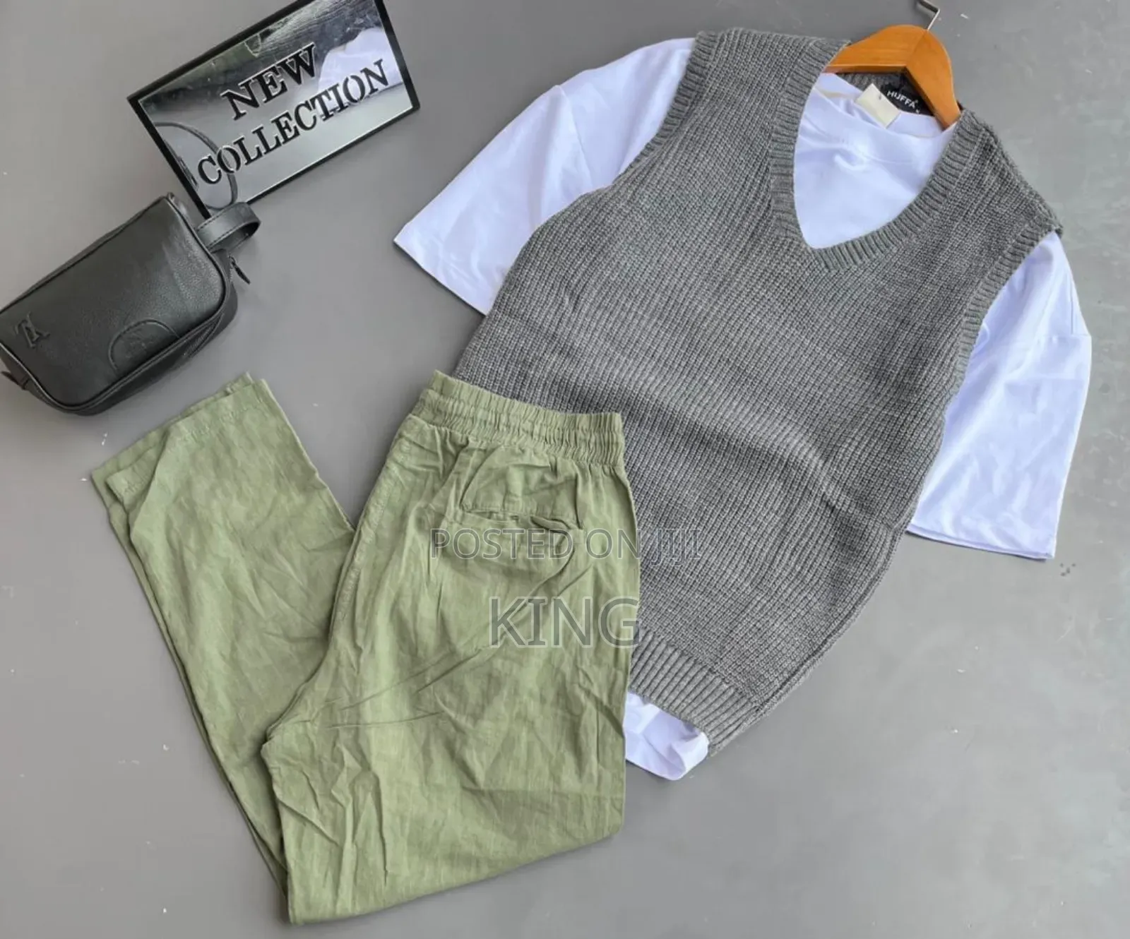 Half Sweater, Linen Pants Combo. All Colours