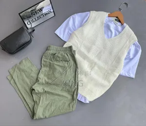 Half Sweater, Linen Pants Combo. All Colours