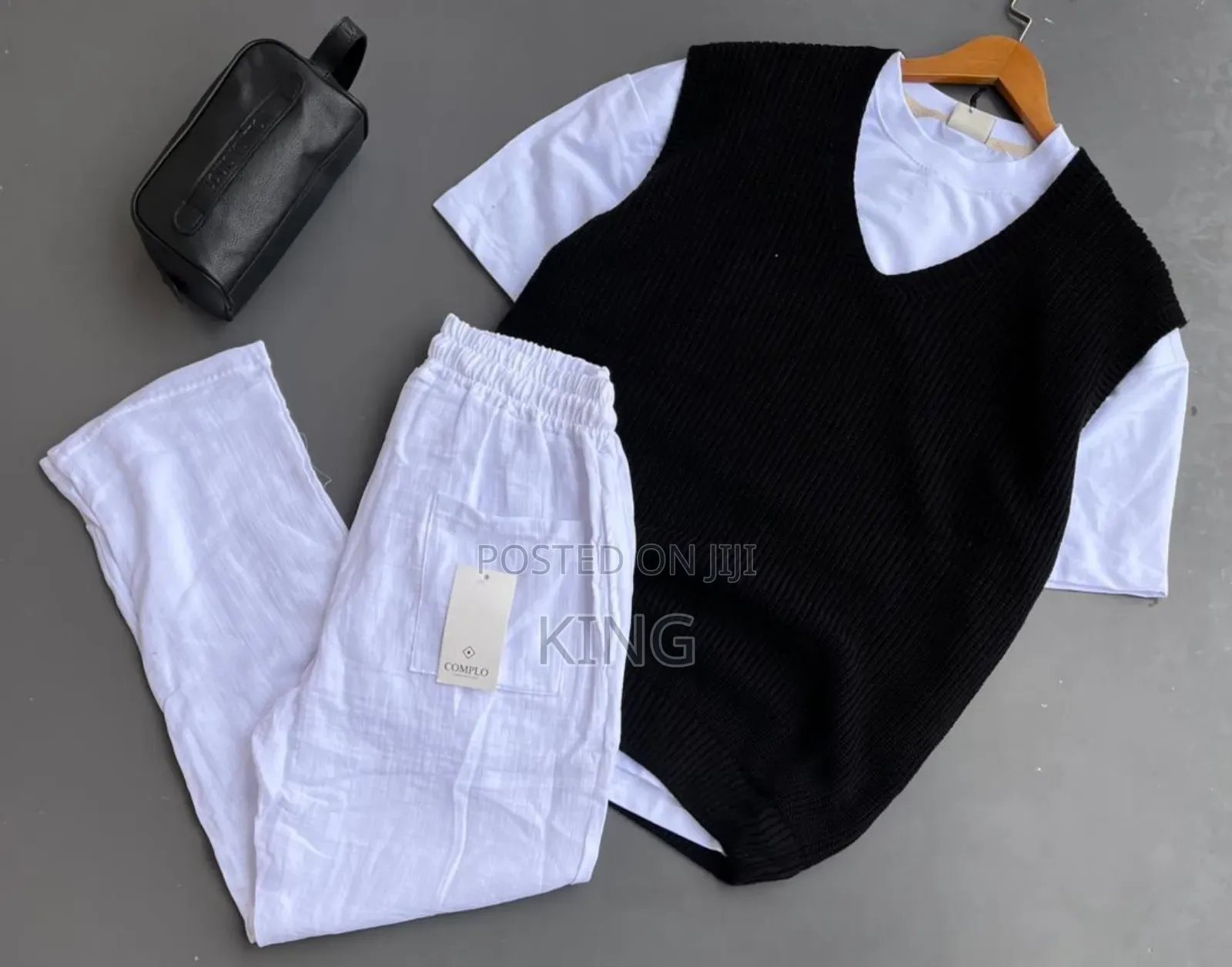 Half Sweater, Linen Pants Combo. All Colours