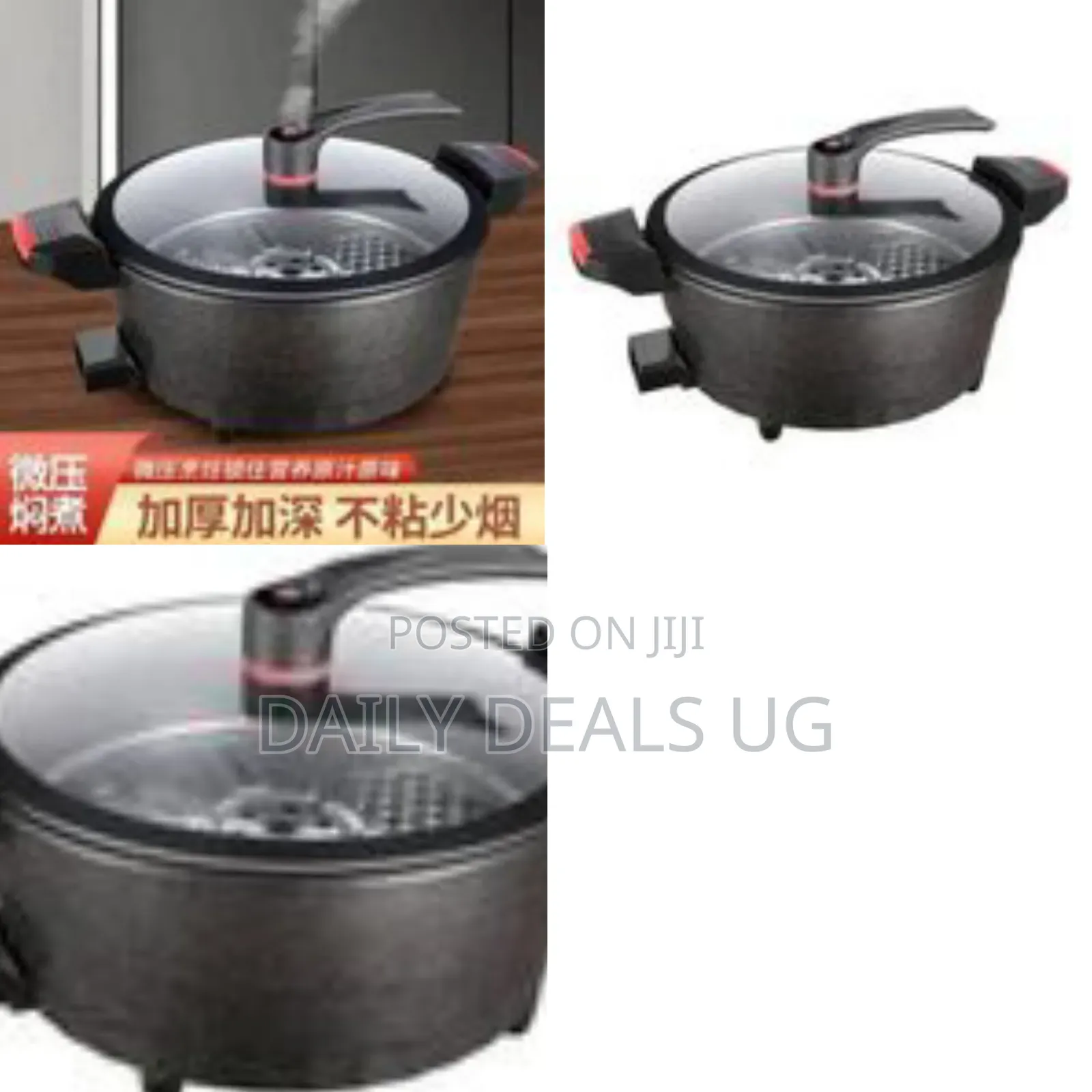 Hoffmans 8l Micro Pressure Cooker Pot With Steamer