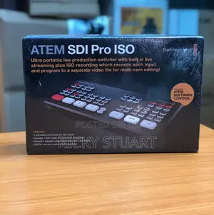 Blackmagic Design Atem Sdi Pro Iso Live Stream Switcher