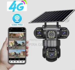 High Qaulity Solar Camera 4g Dual Lens