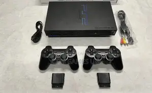 Sony Playstation 2 Console Ps2 Video Game 2 Controllers
