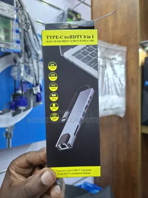 8 in 1 Usb Type C to HDTV Hub