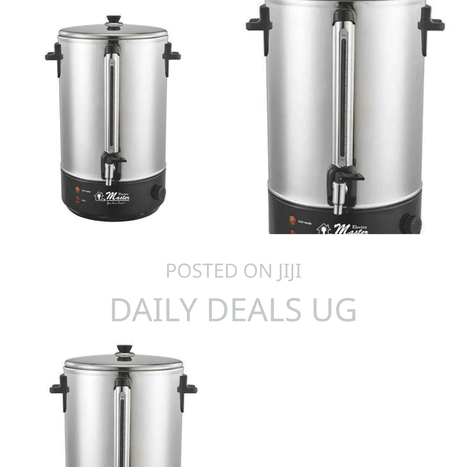 An Electro Master Stainless Steel Electric Water Boiler/Urn