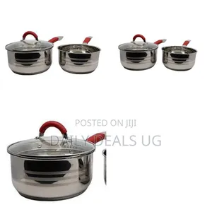 Stainless Steel Milk Pan and Sauce Pan Set of 2 Piece