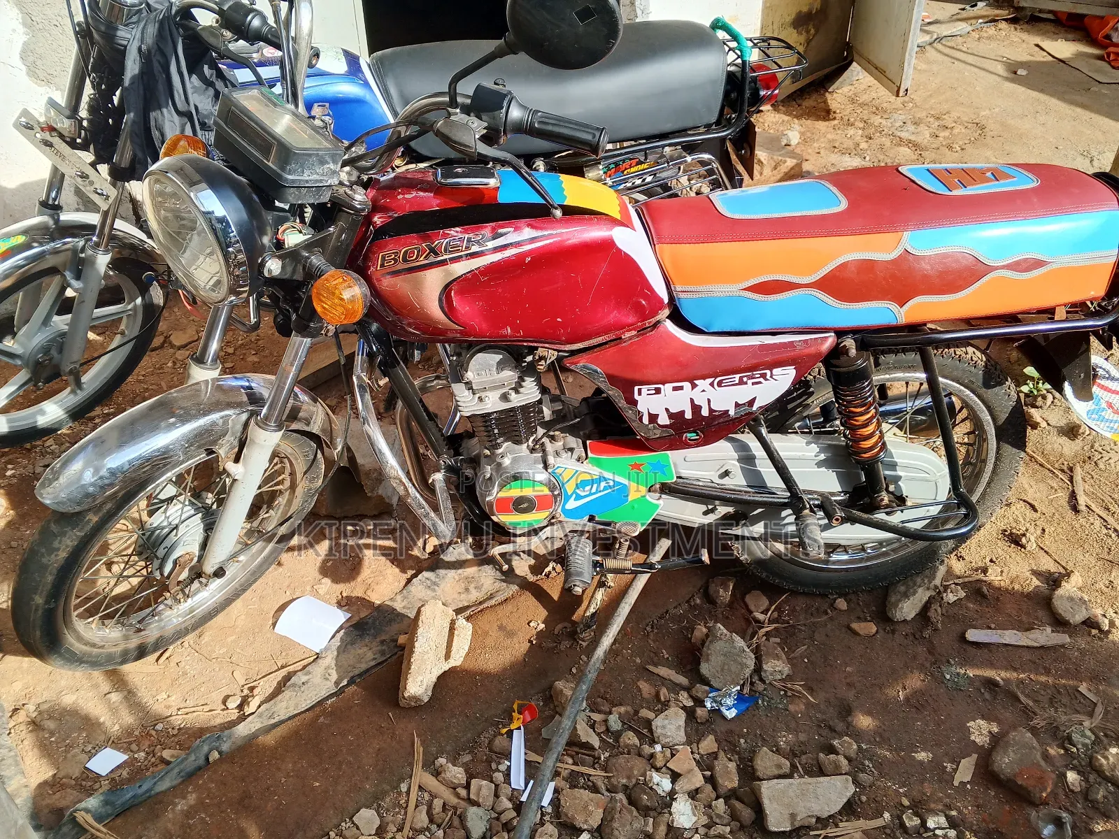 Bajaj Boxer 100 2017 Red