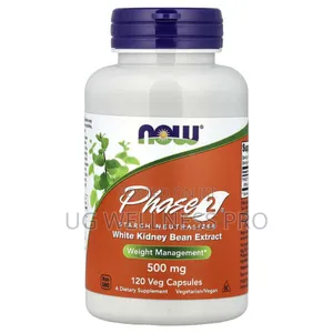 Now Foods, Phase 2, Starch Neutralizer, 500 Mg, 120 Veg Capsules