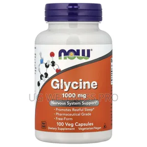 Now Foods, Glycine, 100 Veg Capsules (1,000 Mg Per Capsule