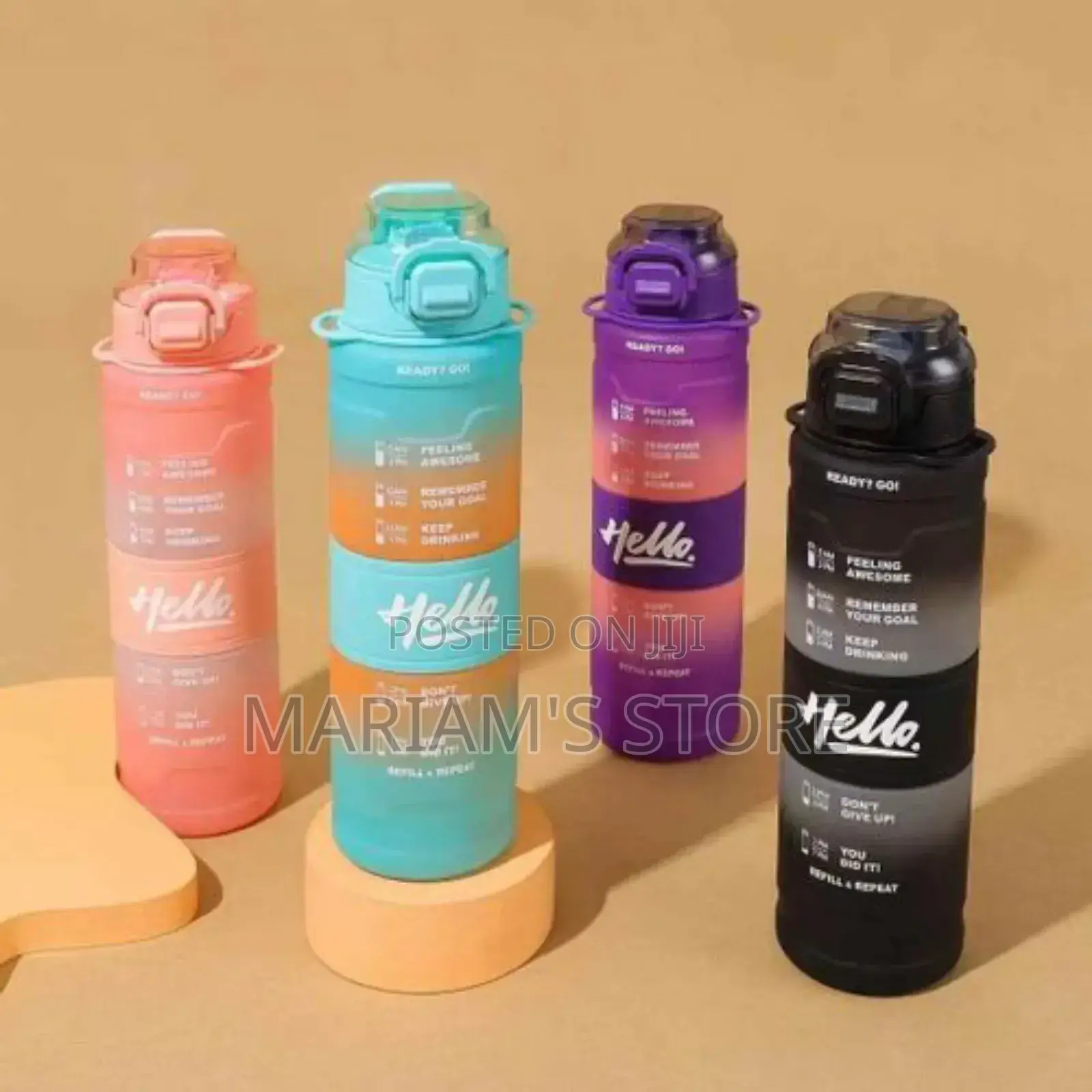 Water Bottles Multi Colord