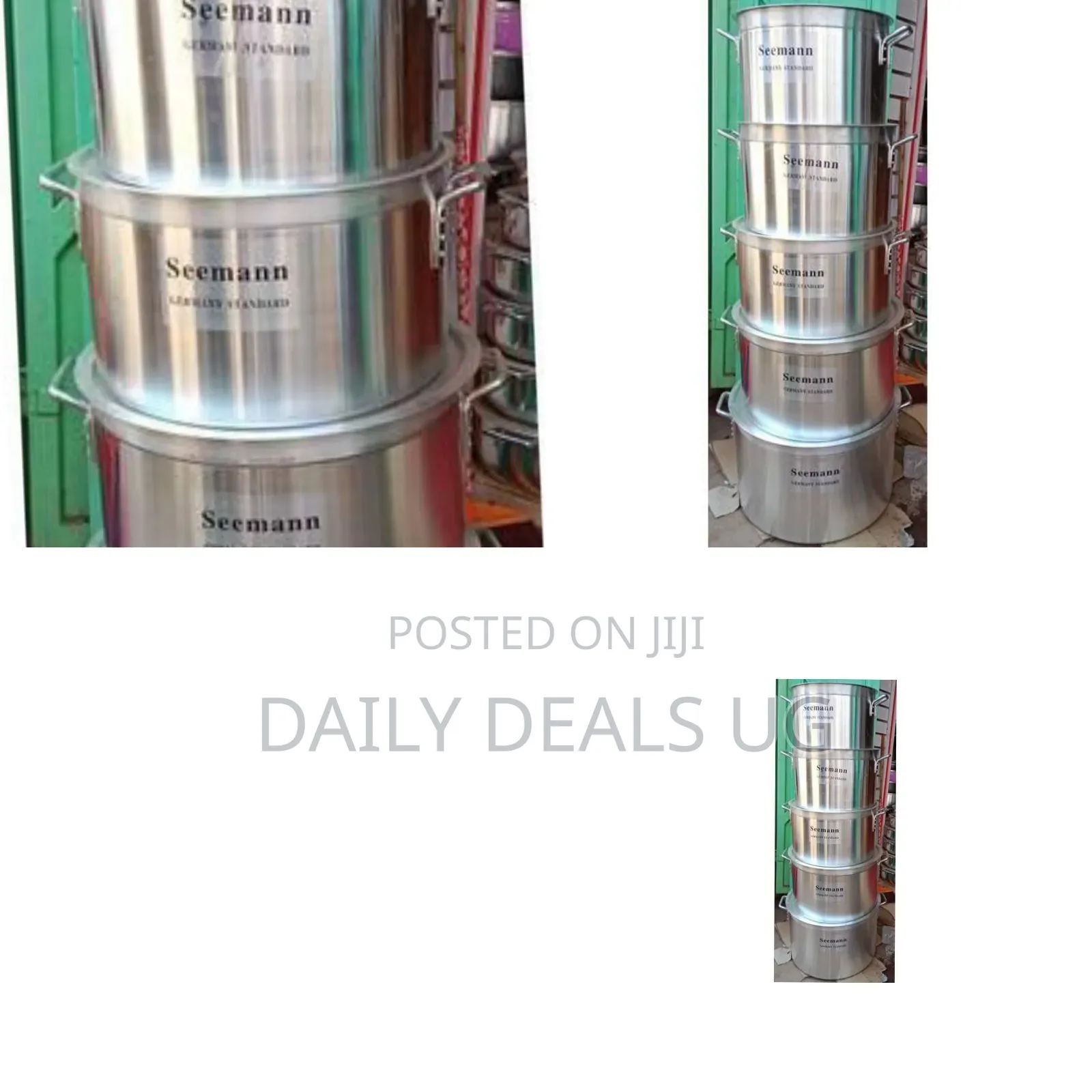 10 Piece Set of Germany Standard Aluminum Cooking Pots or Saucepan