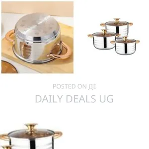 A Kaisa Villa 6-Piece Stainless Steel Cookware Set