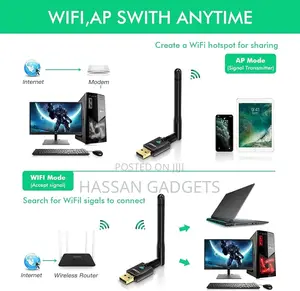 Usb Wifi Adapter Wurh Fixed Antenna
