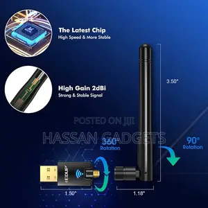 Usb Wifi Adapter Wurh Fixed Antenna