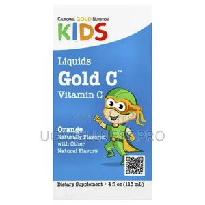 Kids Gold Ctm, Liquid Vitamin C, Orange, 4 Fl Oz (118 Ml)