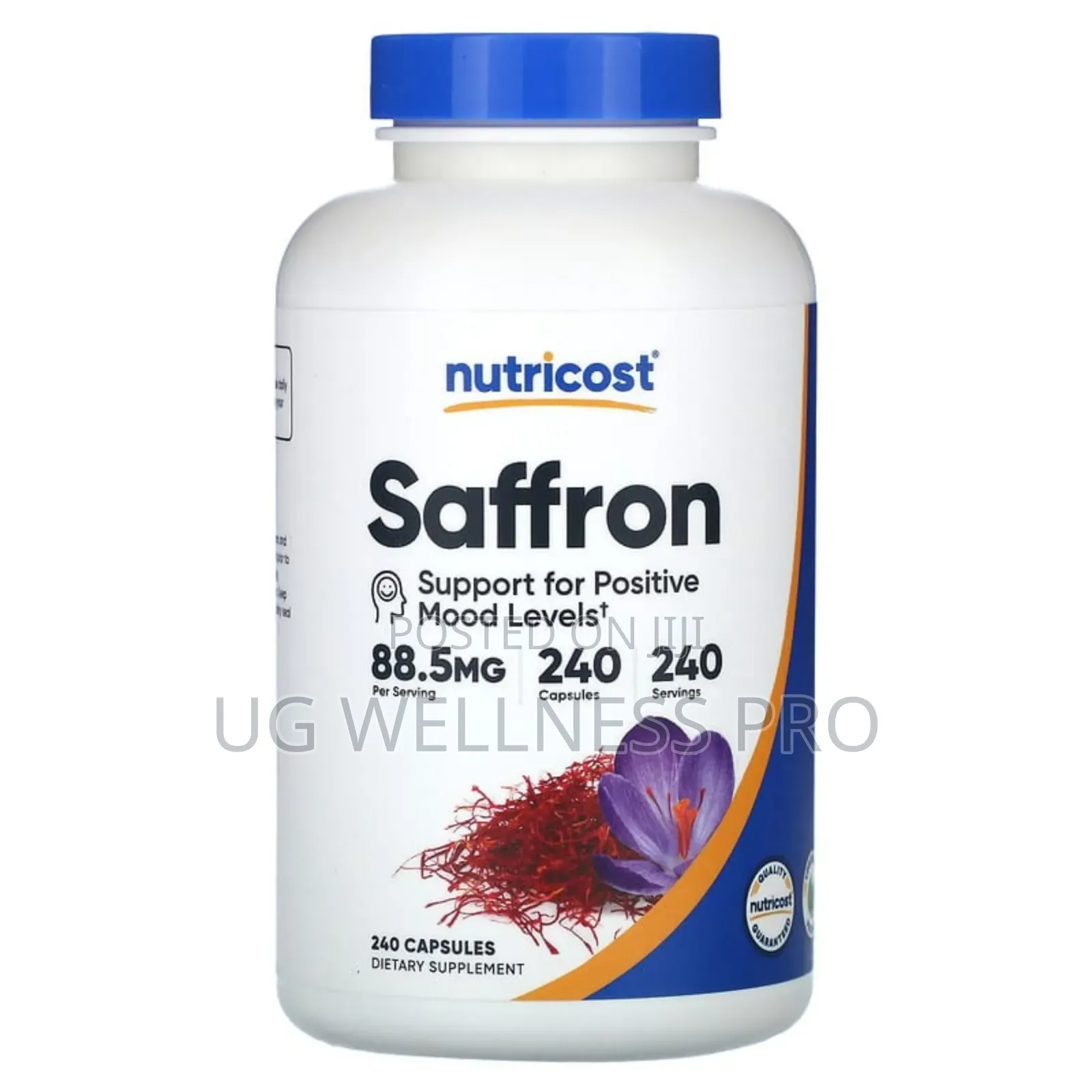 Nutricost, Saffron, 88.5 Mg , 240 Capsules