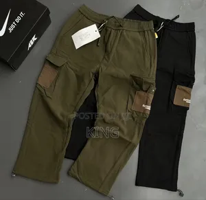 Flat Pocket Men's Cargo Jogger Pants