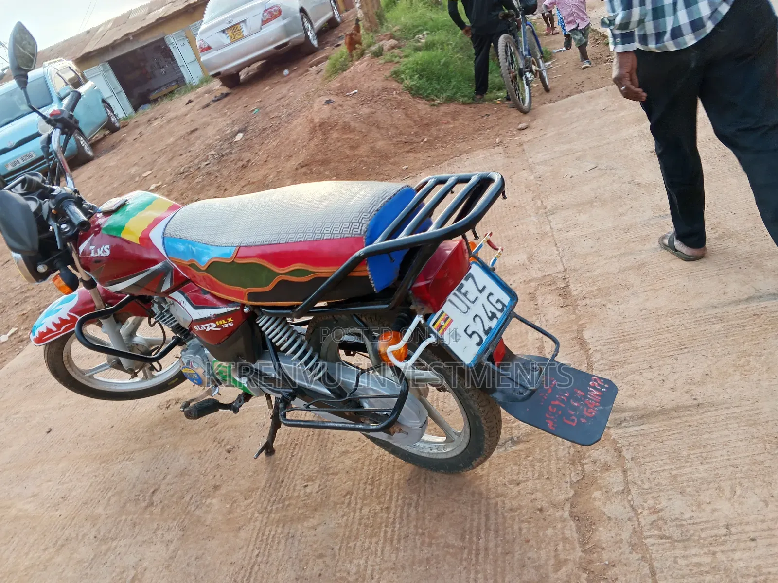 TVS HLX 125 2019 Red