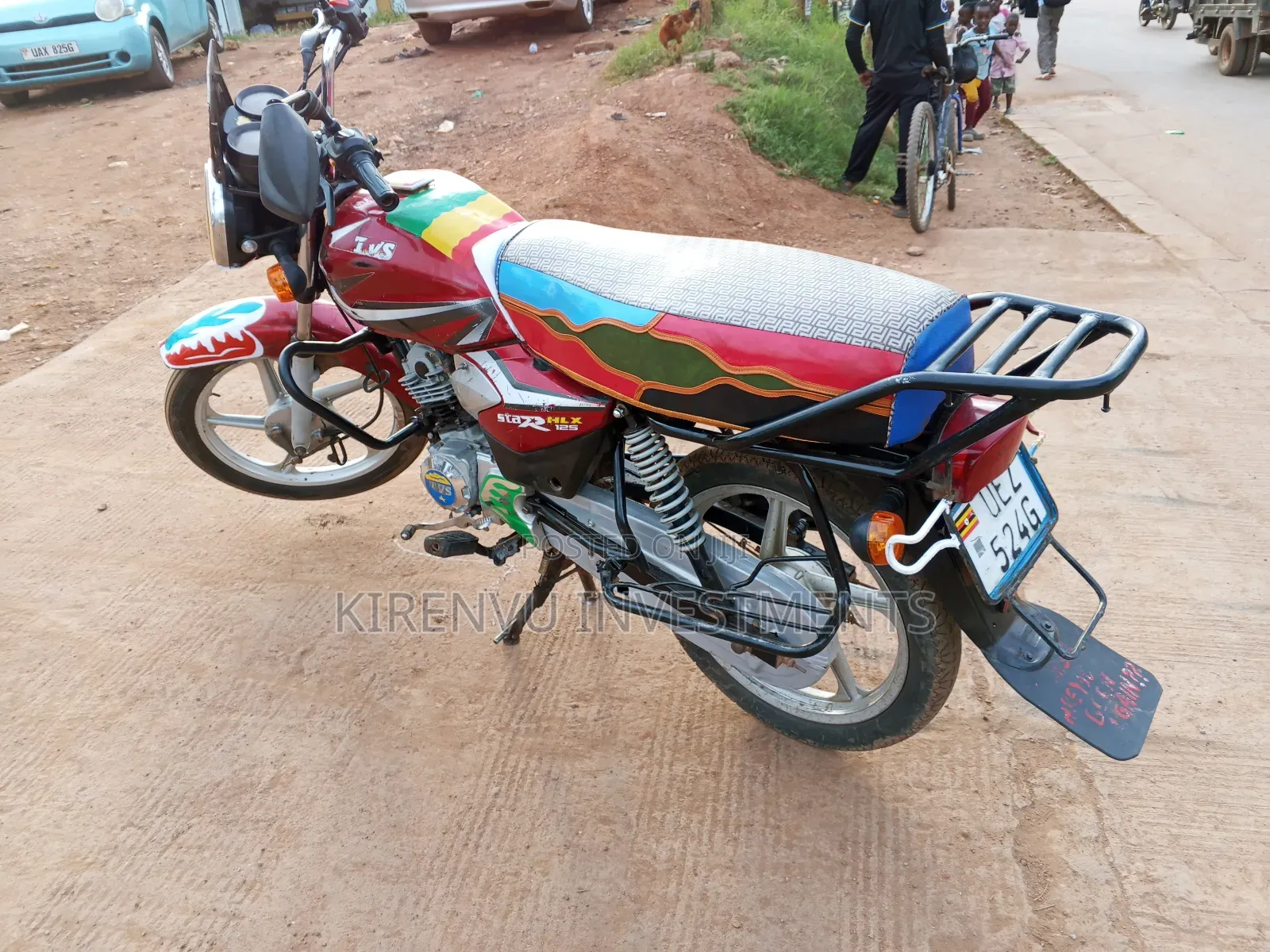 TVS HLX 125 2019 Red