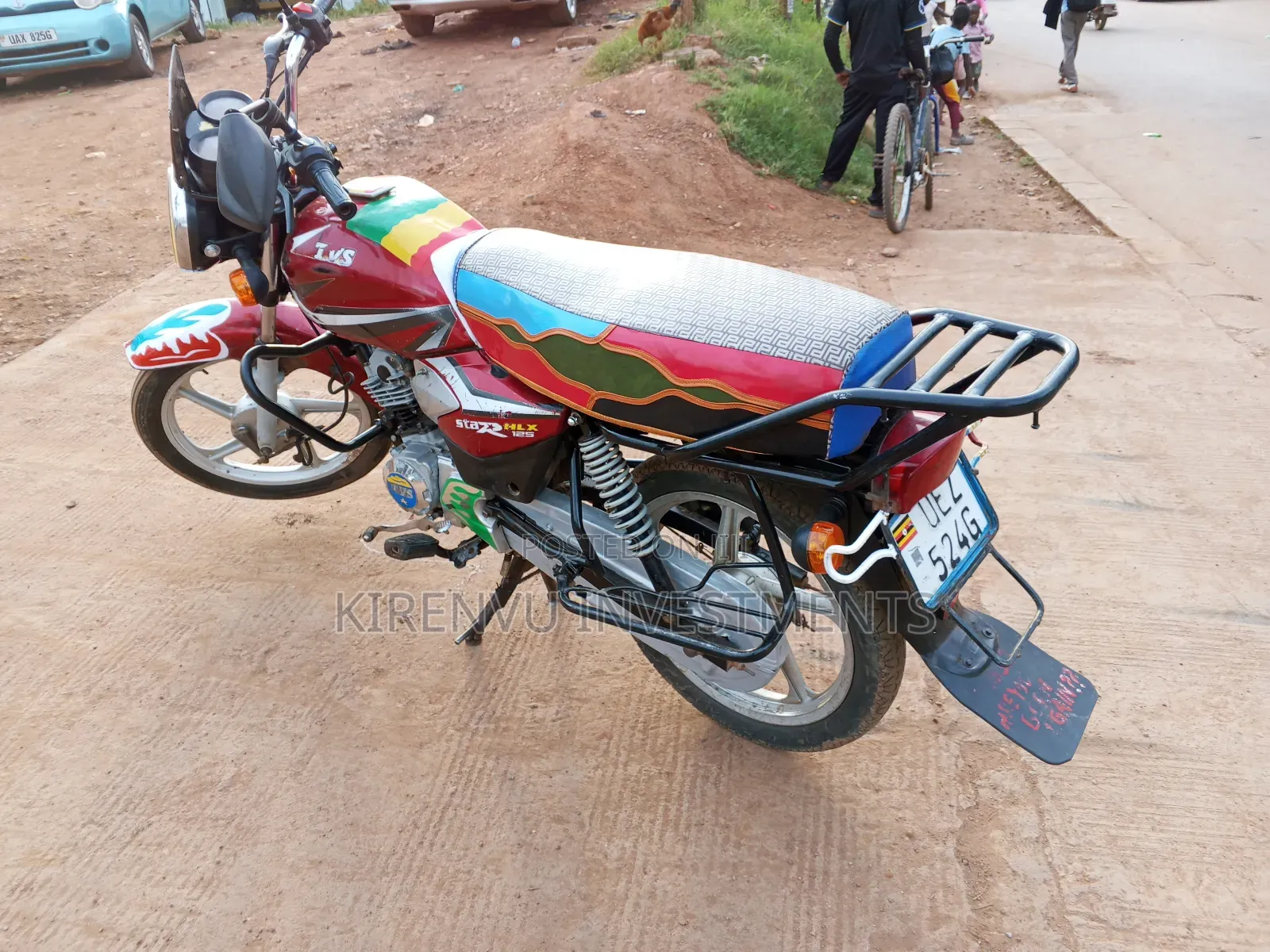 TVS HLX 125 2019 Red