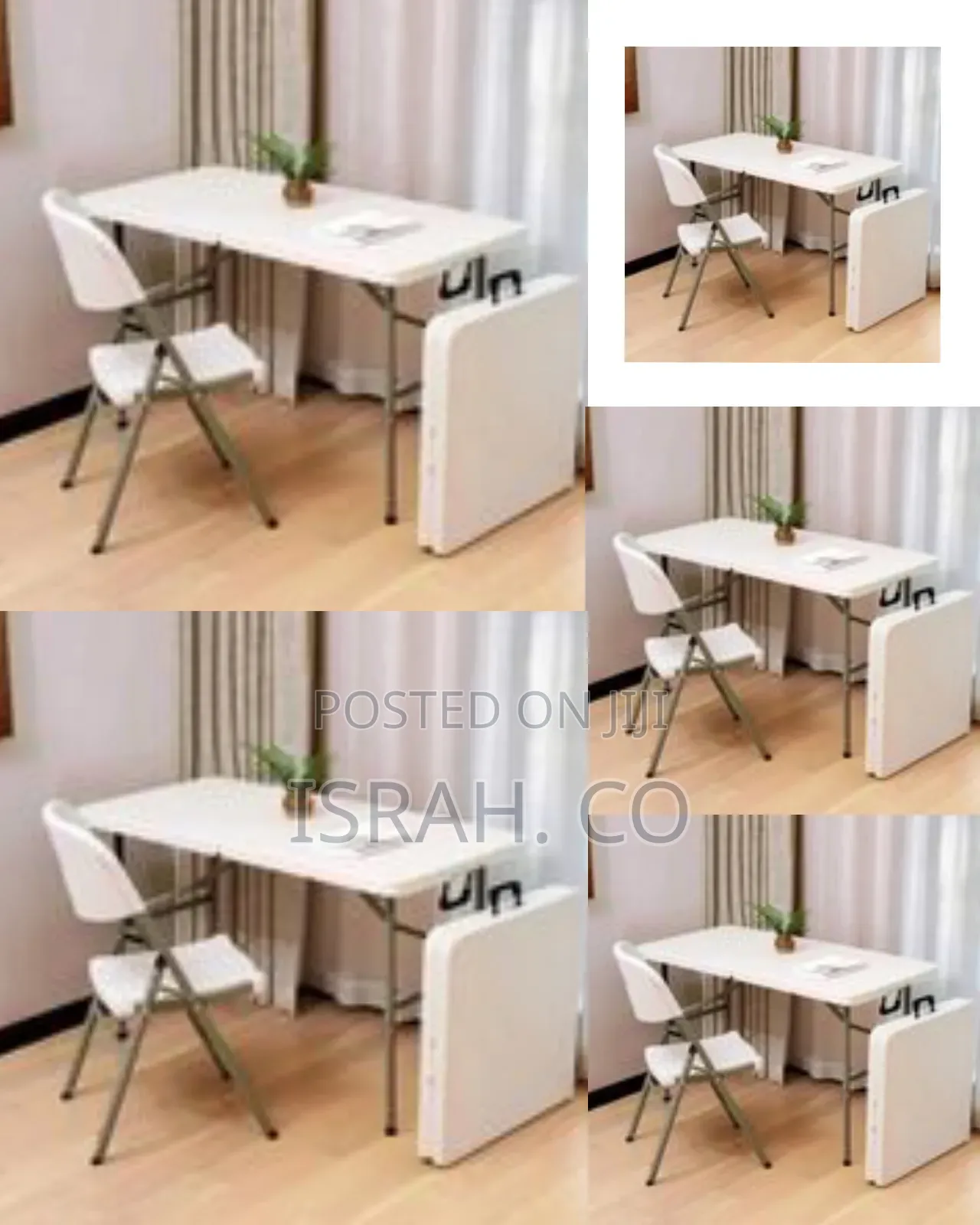 Portable Folding Utility Table With Carry Handle