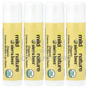Sierra Beestm, Organic Lip Balms, Creme Brulee, 4 Pack, 4.25 G Each