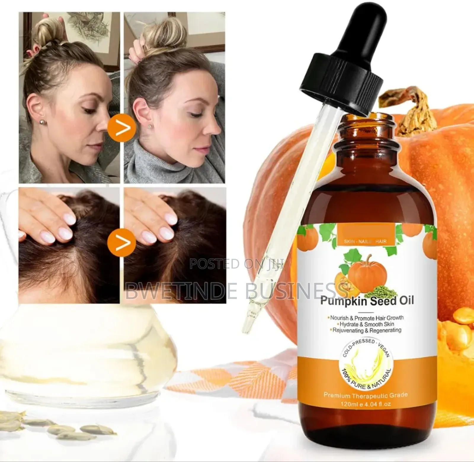 Pumpkin Seed Oil 120mls DHT Blocker
