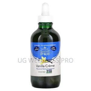 Stevia, Sweetner Drops, Vanilla Creme, 120 Ml Zero Sugar