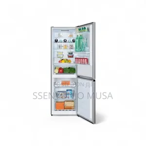 Hisense Fridge 341l Double Door Bottomfreezer With Dispenser- Silver