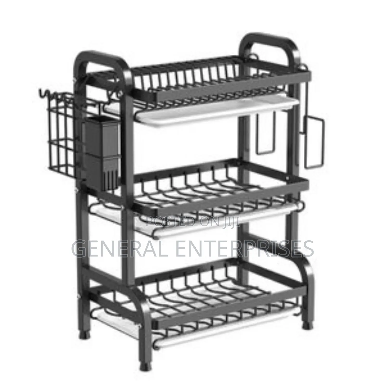 3-Tier Metal Dish Drying Rack.