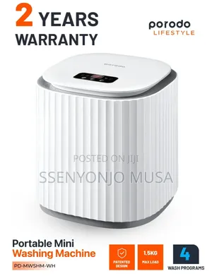 Porodo Portable Mini Washingmachine | 1.5kgcapacity,10lwater