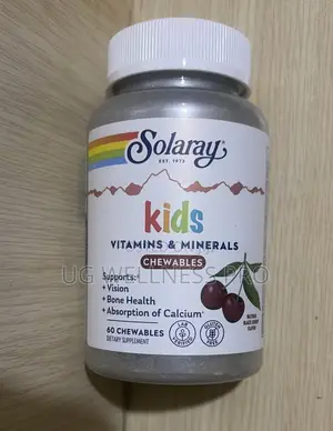 Kids Vitamins Minerals Chewable, Natural Black Cherry, 60 Chewables