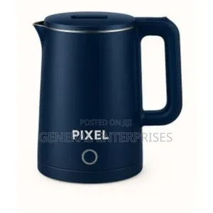 Pixel 2.5 Litres Electric Kettle in a Dark Blue Color.