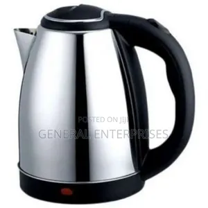 A Generic Stainless Steel Electric Kettle.